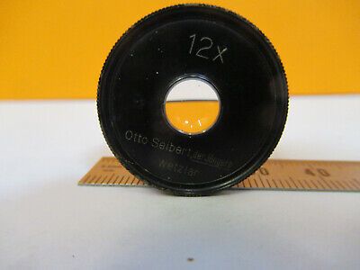 OTTO SEIBERT ANTIQUE GERMANY EYEPIECE 12X MICROSCOPE PART AS PICTURED &H1-B-19