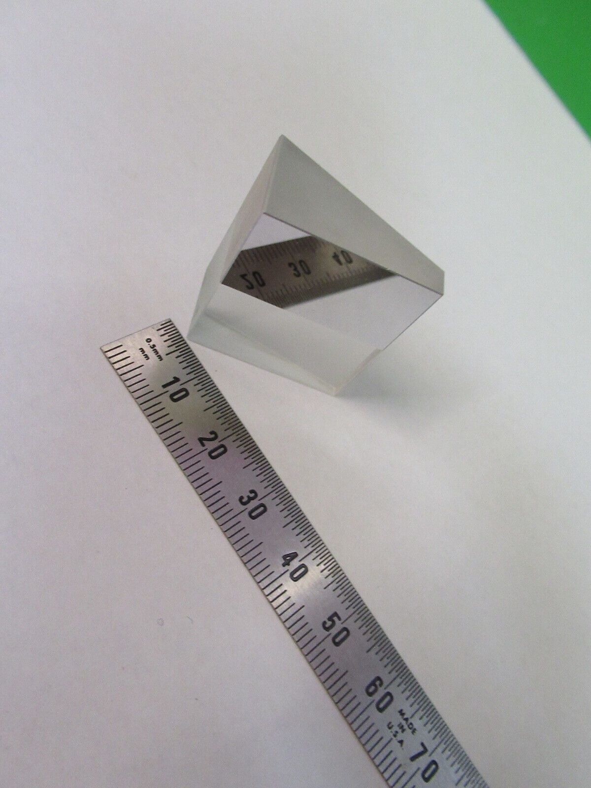 OPTICAL glass prism half mirror OPTICS AS PICTURED &W5-B-85