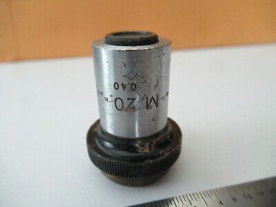 NIKON JAPAN M20 METALLOGRAPH OBJECTIVE LENS MICROSCOPE PART AS PICTURED F5-A-153