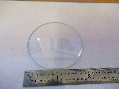 OPTICAL PLANO GLASS ROUND CHAMFERED PLATE OPTICS AS PICTURED &3K-A-16