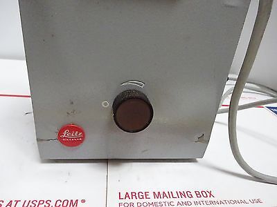 LEITZ LAMP POWER SUPPLY ILLUMINATOR MODEL AS IS BIN#TC-1