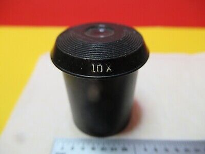 BAUSCH LOMB 10X EYEPIECE MICROSCOPE PART OPTICS AS PICTURED &16-C-67