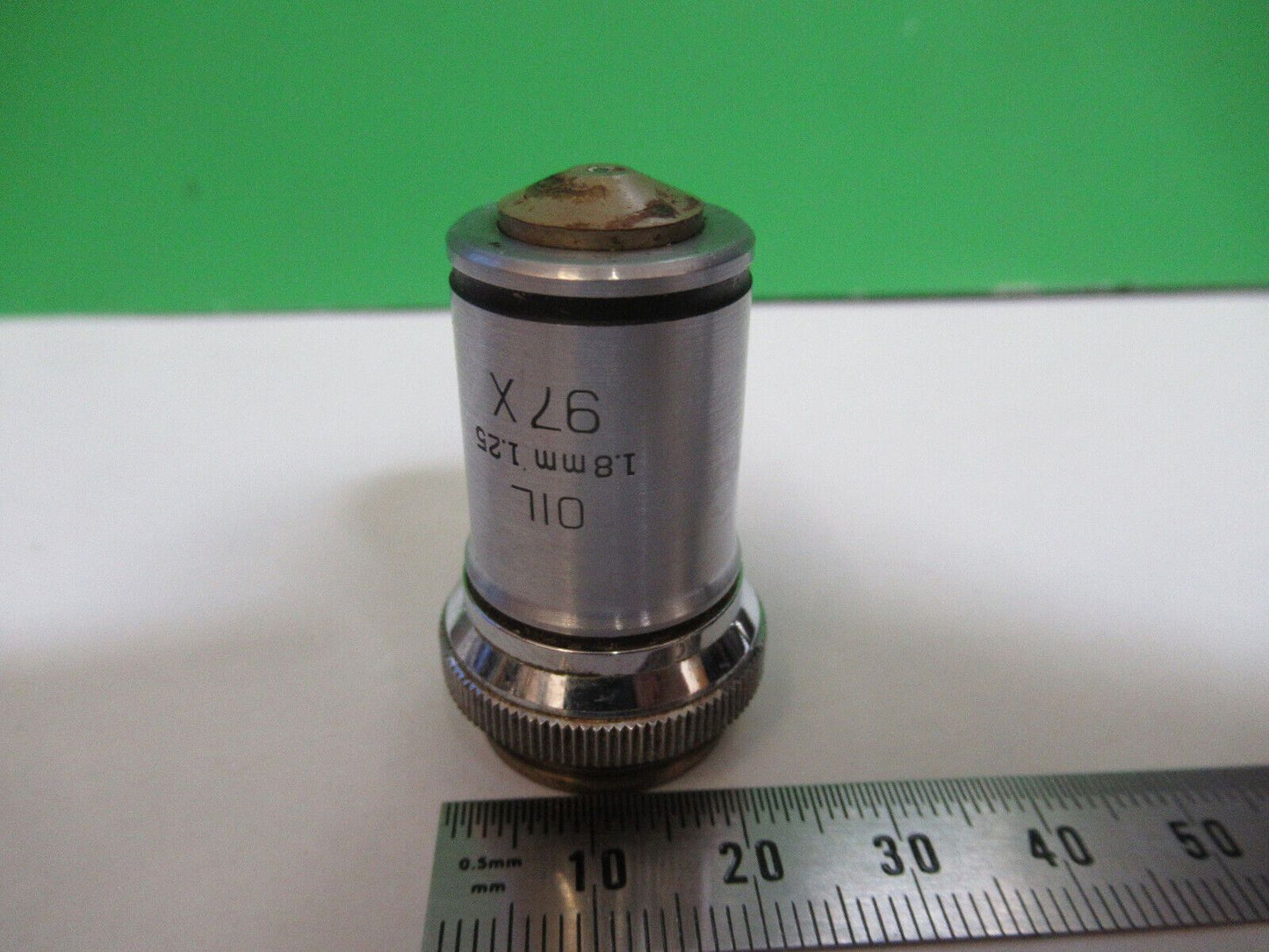 BAUSCH LOMB 97X OBJECTIVE OPTICS LENS MICROSCOPE PART as pictured Q5-B-11