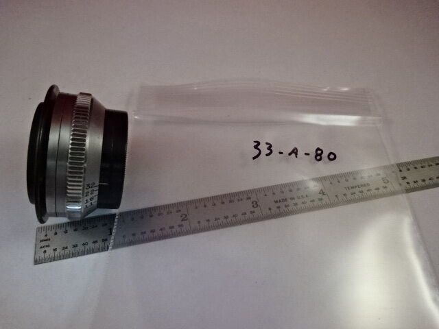 OPTICAL ENLARGING WOLLENSAK LENS RAPTAR 90 mm IRIS DIAPHRAGM OPTICS AS IS 33A-80