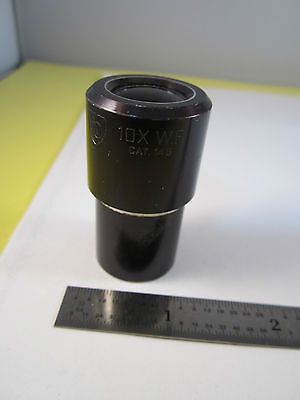 MICROSCOPE PART VINTAGE 10X WF AO AMERICAN OPTICS EYEPIECE OPTICS BIN#C1-16