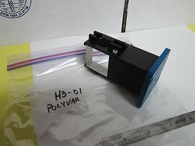 MICROSCOPE LEICA REICHERT POLYVAR BEAM SPLITTER OPTICS BIN#H3-01