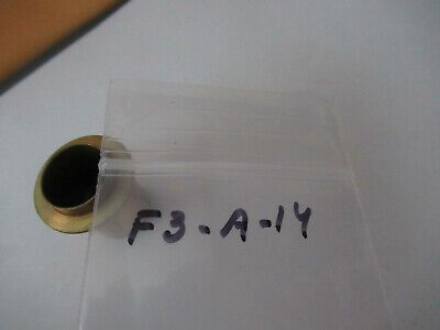 ANTIQUE BRASS ENGLAND OBJECTIVE LENS OPTICS MICROSCOPE PART AS PICTURED #F3-A-14