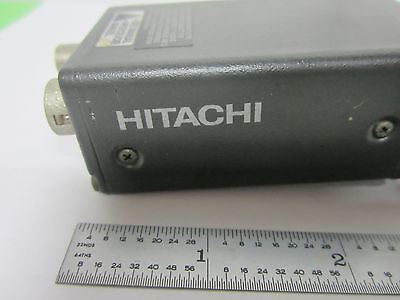 OPTICAL VIDEO CAMERA MICROSCOPE HITACHI + ELECTROPHYSICS LENS AS IS BIN#58-14