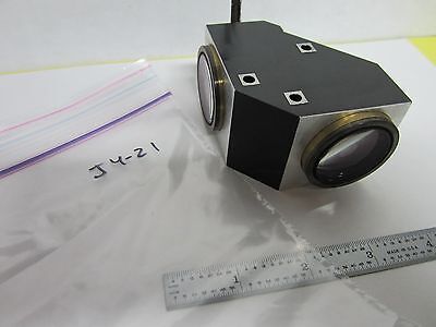 OPTICAL  MICROSCOPE LEITZ BRASS MOUNTED LENSES ASSEMBLY OPTICS AS IS BIN#J4-21