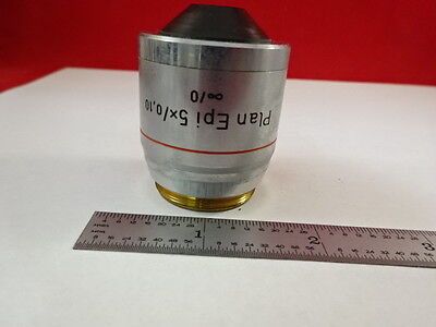 MICROSCOPE POLYVAR REICHERT LEICA OBJECTIVE PLAN EPI 5X OPTICS AS IS B#C5-H-07A