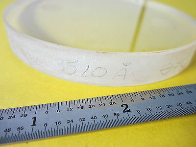 OPTICAL LENS FILTER UV ULTRAVIOLET chipped on edge LASER OPTICS  BIN#D1-03