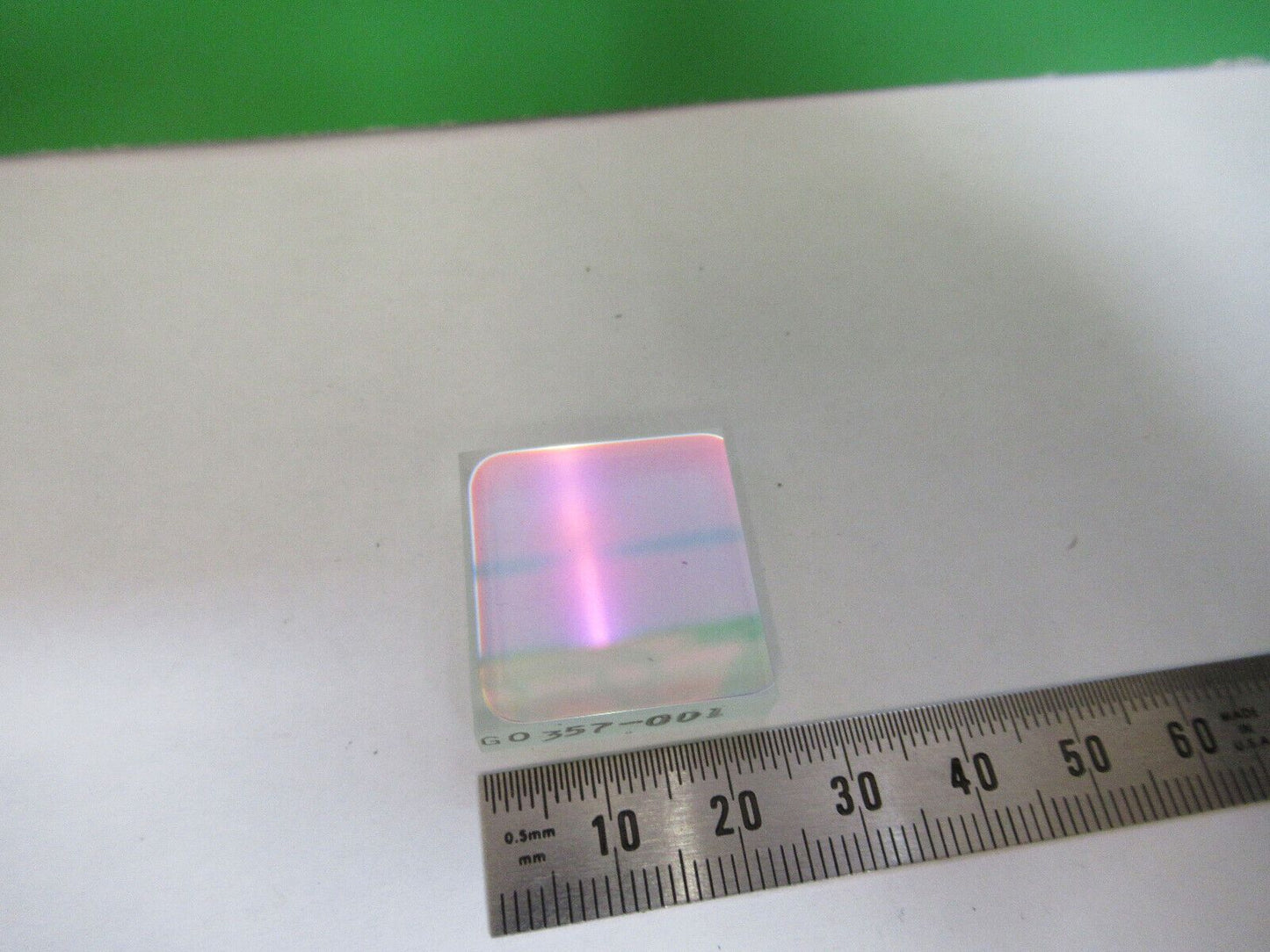 OPTICAL SPECTRA PHYSICS G0357-001 COATED LENS  LASER OPTICS AS PICTURED Q7-A-66