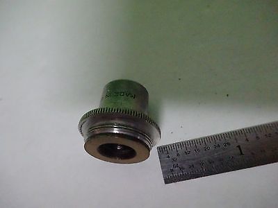 MICROSCOPE PART OBJECTIVE SPENCER 4X AMERICAN OPTICS AS IS  BIN#W3-31