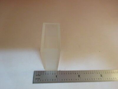 QUARTZ CUVETTE ANALYTICAL UV GRADE  PART OPTICS AS IS #86-14