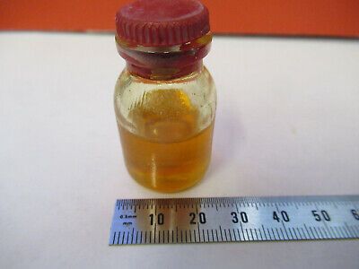 ANTIQUE CEDAR OIL FLASK BAUSCH LOMB MICROSCOPE PART AS PICTURED &13-FT-67