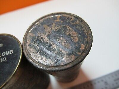 FOR PARTS REPAIR BAUSCH OBJECTIVE CAN 2X ANTIQUE MICROSCOPE AS PICTURED &16-B-90