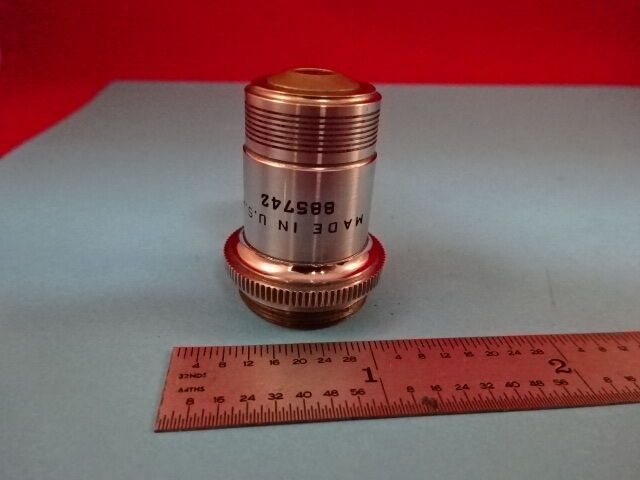 OBJECTIVE SPENCER AO BUFFALO 10X MICROSCOPE PART OPTICS &AD-A-08