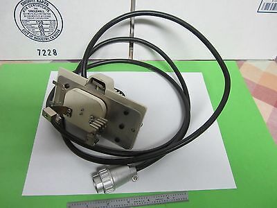 MICROSCOPE PART NIKON JAPAN Hg 100W LAMP HOLDER ILLUMINATOR OPTICS BIN#Q6-07