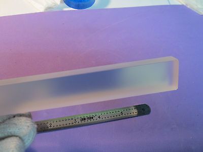 OPTICAL FUSED QUARTZ THICK BAR COATED LASER OPTICS BIN#22-32