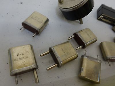 LOT ANTIQUE McCOY BLILEY JK PR QUARZKRISTALLE WWII FREQUENZ AS IS BN#K6-76