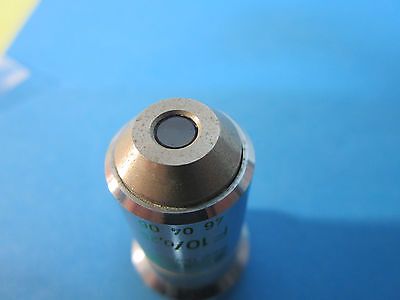 MICROSCOPE PART ZEISS GERMANY F 10X PH1 OBJECTIVE OPTICS BIN#23-77