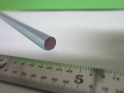 OPTICAL LASER ROD NEODYMIUM DOPED OPTICS AS IS [chipped on edge] BIN#5-DT-B-5