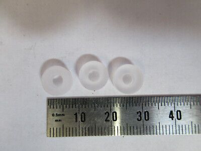 OPTICAL HP LOT 3 EA FUSED SILICA DONUTS LASER OPTICS AS PICTURED &P6-A-77