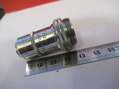 ANTIQUE LEITZ WETZLAR LENS 1/12 OBJECTIVE MICROSCOPE PART AS PICTURED &B3-B-44