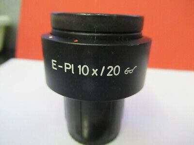 CARL ZEISS EYEPIECE  444232 E-Pl 10X/20 LENS MICROSCOPE PART AS PICTURED Q3-B-89