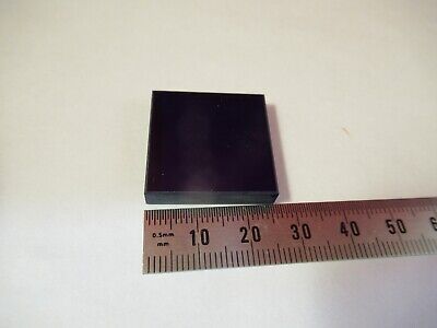 OPTICAL BLUE GLASS FILTER 1" SQUARE OPTICS AS PICTURED &13-A-41