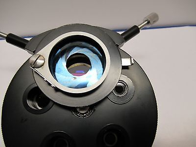 WILD M20 HEERBRUGG SWISS DARK PHASE CONDENSER MICROSCOPE PART OPTICS AS IS 85-58