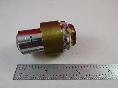 MICROSCOPE PART OBJECTIVE LEITZ L32X OPTICS AS IS BIN#K8-B-12