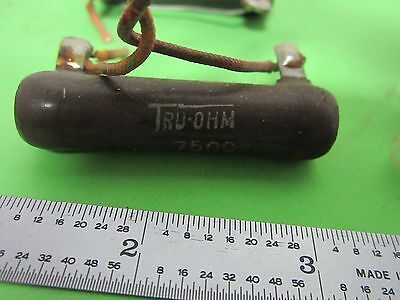 For parts TRU-OHMS RESISTORS HAMMARLUND SP-600 JX-16 HAM VINTAGE RADIO BIN#M4-13