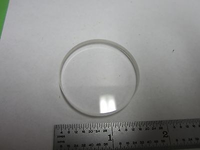 OPTICAL LENS FILTER CALCIUM FLUORIDE 38 mm diameter thick 1/4" OPTICS BIN#Q9-17