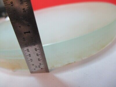 FOR PARTS LARGE GLASS PLATE STAGE GLASS MICROSCOPE PART AS PICTURED &Q1-A-75