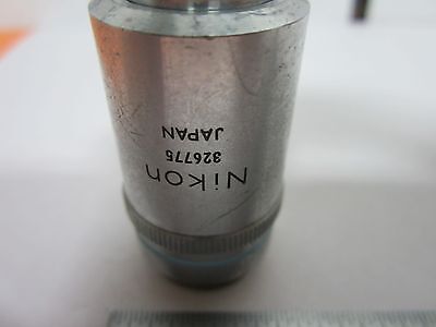 NIKON DIC M PLAN 40X OBJECTIVE MICROSCOPE OPTICS BIN#J7-17