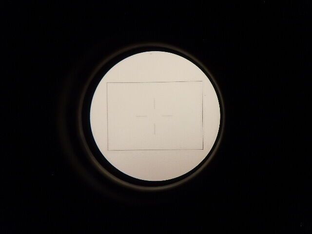 MICROSCOPE PART CENTERING OCULAR EYEPIECE OPTICS + RETICLE AS IS #Z4-A-12