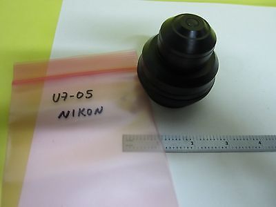 MICROSCOPE PART NIKON ABBE CONDENSER JAPAN OPTICS AS IS BIN#U7-05