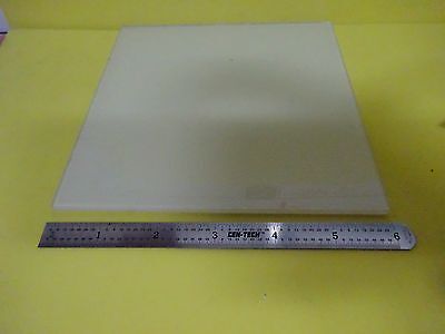 OPTICAL HUGE OPAL GLASS PLATE OPTICS AS IS BIN#X6-12