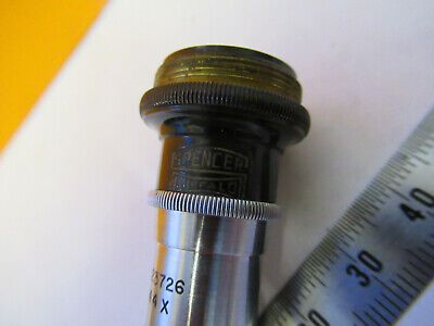 ANTIQUE SPENCER BUFFALO FLUORITE LENS 44X MICROSCOPE PART AS PICTURED P9-A-58