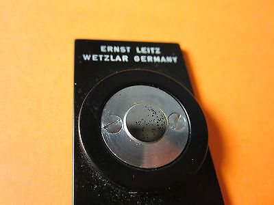 OPTICAL MICROSCOPE PART LEITZ WETZLAR GERMANY RETICLE TARGET OPTICS BIN#9-84