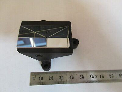 BAUSCH LOMB GLASS MOUNTED PRISM HEAD OPTICS MICROSCOPE PART AS PICTURED &P6-A-61