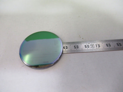 OPTICAL HUGE GOLD COATED SILICON LENS INFRARED LASER OPTICS AS PICTURED G2-A-112