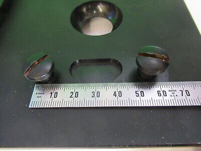 SPENCER AO XY STAGE TABLE VINTAGE MICROSCOPE PART AS PICTURED &3-C-03