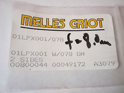 OPTICAL LENS ?? MELLES GRIOT  LASER OPTICS BIN#17