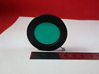 NIKON JAPAN GREEN GLASS FILTER OPTICAL MICROSCOPE PART OPTICS AS PICTURED &95-23