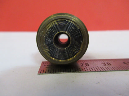 ANTIQUE BRASS SPENCER 4mm OBJECTIVE MICROSCOPE PART AS PICTURED &H9-B-40