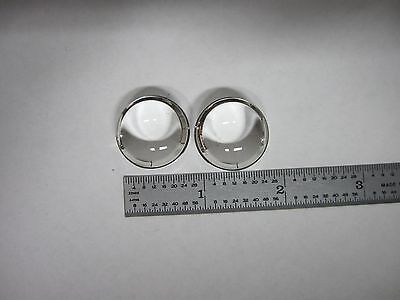 LOT 2 EA OPTICAL BI CONVEX LENSES LASER OPTICS AS IS BIN#L1-20