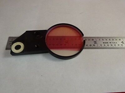 MICROSCOPE PART REICHERT AUSTRIA COATED FILTER LENS OPTICS AS IS B#R5-A-05