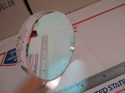 OPTICAL FLAT COATED BEAM SPLITTER FUSED SILICA 1/20 WAVE OPTICS AS PIC &12-A-109